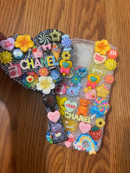 Regular Charm Junk Case and Junk Mirror Bundle