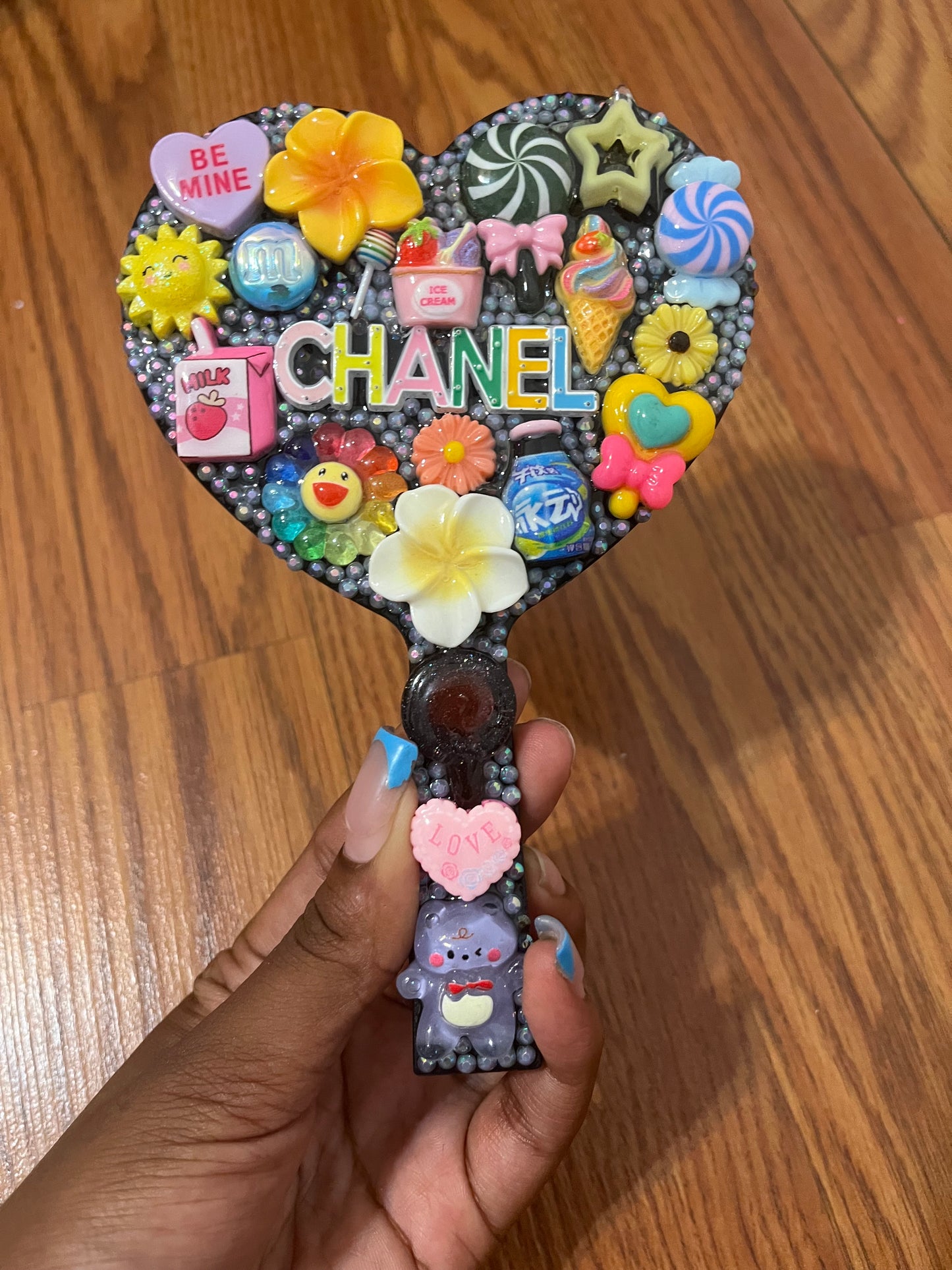 Junk Mini Heart Mirrors