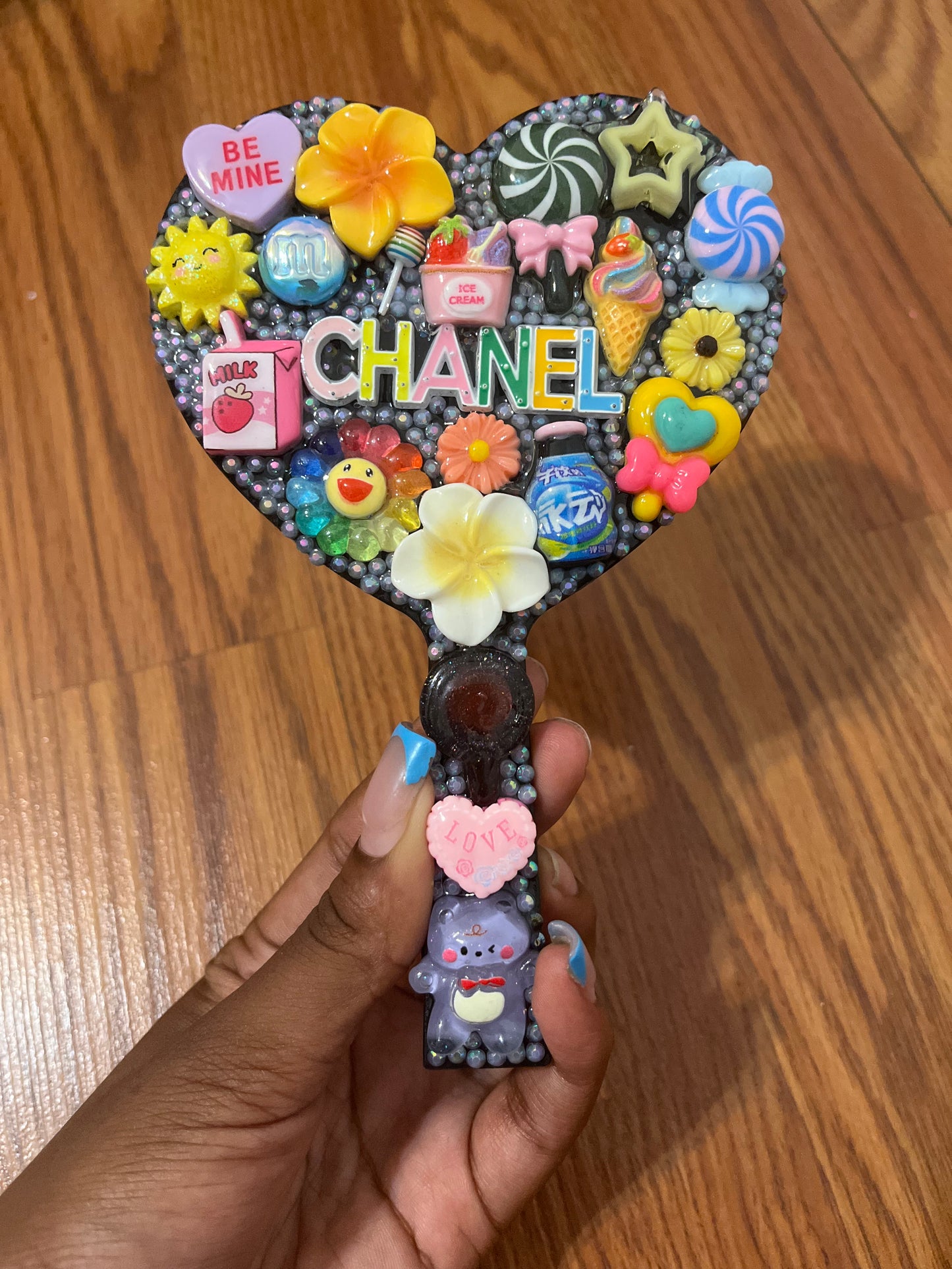 Junk Mini Heart Mirrors
