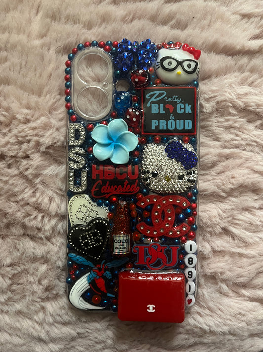DSU HBCU Inspired PRE-MADE Junk Case