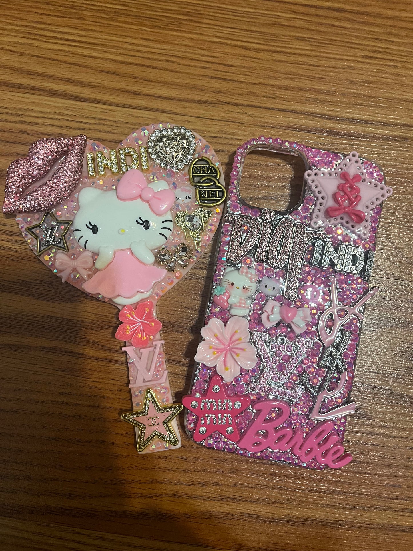 Luxe Charm Case and Junked Mini Heart Mirror